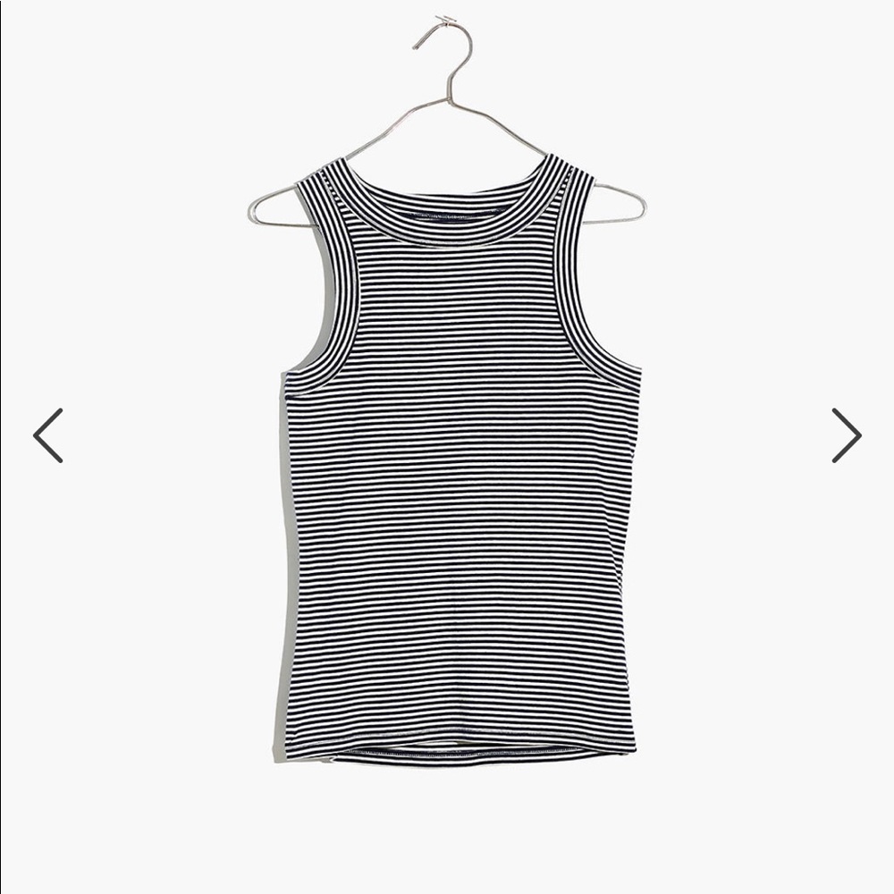 Madewell Brightside Tank Top size XXS in Dark Nightfall